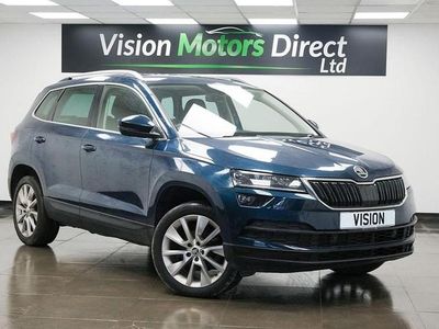 Used Skoda Karoq SE L 150 HP (110 kW) 2019 Blue SUV