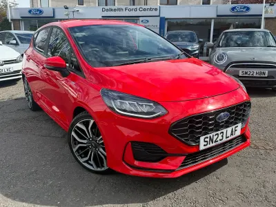 Used Ford Fiesta ST-Line X 125 HP (91 kW) 2023 Red Hatchback