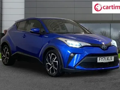 Usado Toyota C-HR Design 122 HP (89 kW) 2021 Azul SUV