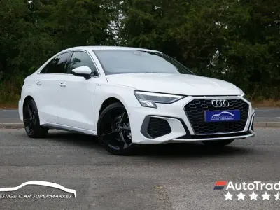 Used Audi A3 S-Line 110 HP (80 kW) 2024 White Sedan