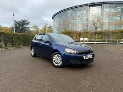 Used VW Golf VI S 122 HP (89 kW) 2010 Blue Hatchback
