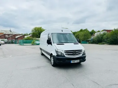 Begagnad Mercedes Sprinter 2017 Vit Van