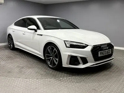 Used Audi A5 Sportback S-Line 2023 White Hatchback