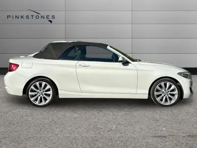 Used BMW 218 Luxury Line 2015 White Cabriolet