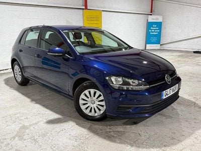 Used VW Golf VII S 85 HP (62 kW) 2017 Blue Hatchback