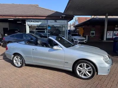 Käytetty Mercedes CLK200 Avantgarde 2006 Hopea Avoauto