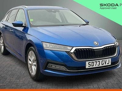 Used Skoda Octavia SE L 110 HP (80 kW) 2024 Race blue metallic Estate