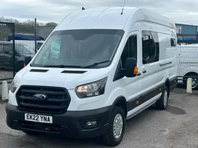 Used Ford Transit 130 HP (95 kW) 2022 White Van