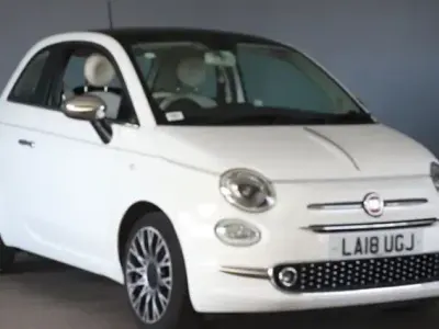 Used Fiat 500 Collezione 69 HP (50 kW) 2018 White Hatchback