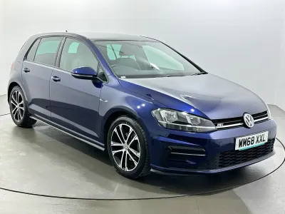 Used VW Golf VII R-line 150 HP (110 kW) 2019 Blue Hatchback