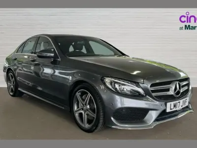 Used Mercedes C220 AMG line 168 HP (123 kW) 2017 Grey Sedan