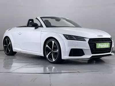 Begagnad Audi TT Black Edition 2017 Vit Sportkupé
