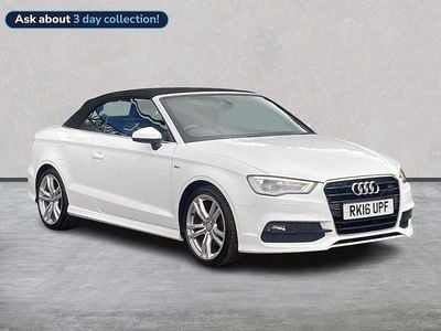 White Used 2016 Audi A3 Cabriolet S-Line Cabriolet | £9,288 (Good price)