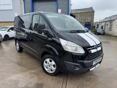 Used Ford Transit Custom Limited 130 HP (95 kW) 2016 Black Van