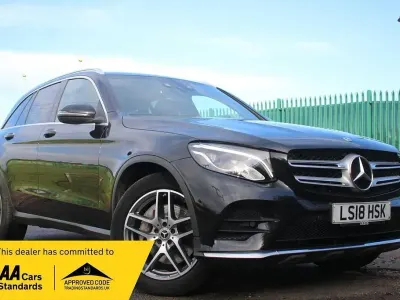 Begagnad Mercedes GLC220 AMG line 170 HK (125 kW) 2018 Svart Kombi