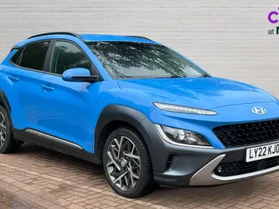 Used Hyundai Kona Premium 141 HP (103 kW) 2022 Blue SUV