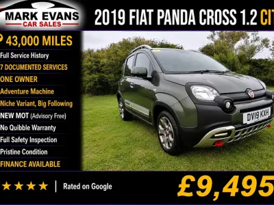Used Fiat Panda Cross Cross 2019 Green Hatchback