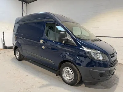 Used Ford Transit Custom 100 HP (73 kW) 2014 Blue Van