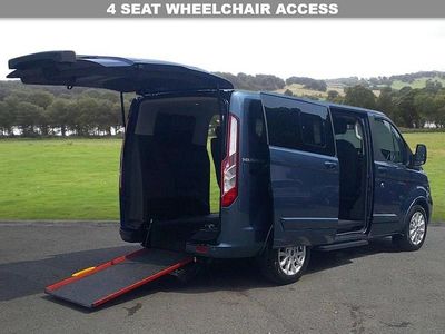 Blue Used 2023 Ford Tourneo Custom Titanium Van | £24,999 (Super price)