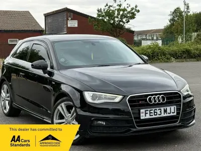 Used Audi A3 S-Line 2013 Black Hatchback