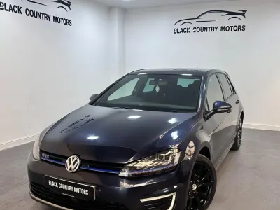 Used VW Golf VII GTE 204 HP (150 kW) 2015 Blue Hatchback