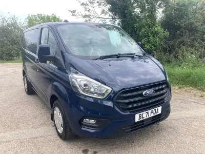 Used Ford Transit Custom Trend 130 HP (95 kW) 2021 Blue Van