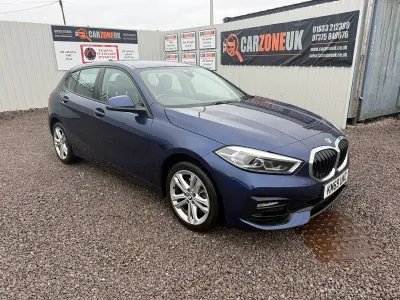 Used BMW 116 Sport Line 116 HP (85 kW) 2019 Blue Hatchback