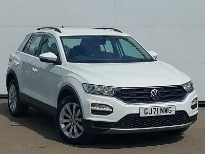 Używany VW T-Roc SE 110 KM (80 kW) 2021 Biały SUV