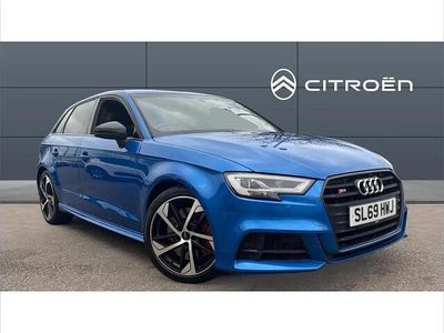Used Audi S3 Sportback Black Edition 300 HP (220 kW) 2019 Blue Hatchback