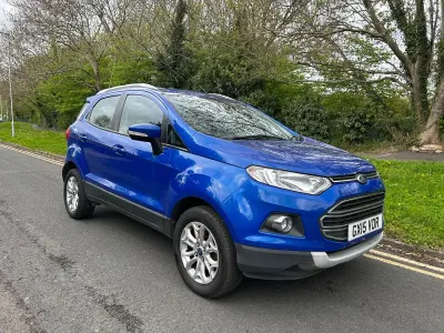 Used Ford Ecosport Titanium 90 HP (66 kW) 2015 Blue SUV
