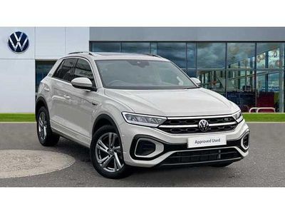 Ascot grey Used 2025 VW T-Roc R-line SUV | £28,574 (Fair price)
