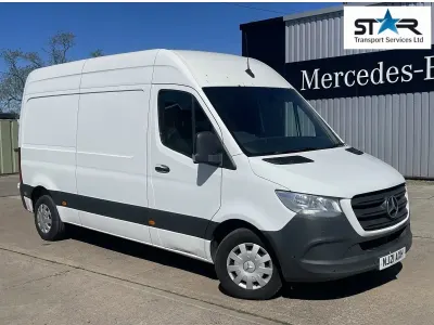 Begagnad Mercedes Sprinter 2021 Vit Van
