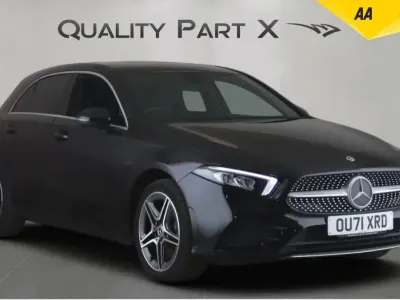 Used Mercedes A250 AMG line 2021 Black Hatchback