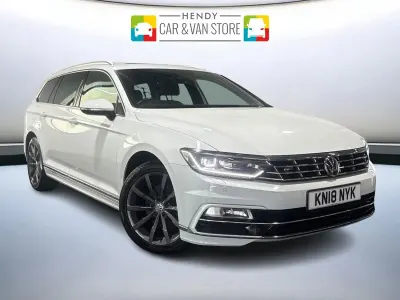 Used VW Passat R-line 2018 White Estate