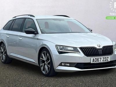 Used Skoda Superb SportLine 220 HP (161 kW) 2017 Silver Estate