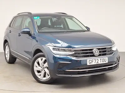 Begagnad VW Tiguan Life 150 HK (110 kW) 2022 Blå SUV