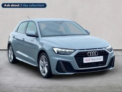 Begagnad Audi A1 Sportback S-Line 150 HK (110 kW) 2023 Grå Halvkombi