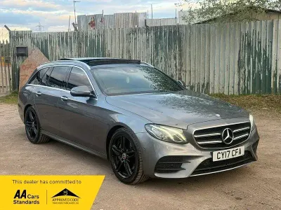 Usado Mercedes E220 AMG Line Premium 2017 Cinzento Carrinha