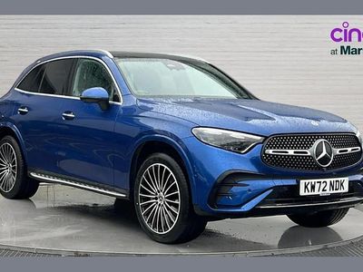 Blue Used 2023 Mercedes GLC300e AMG line SUV | £45,890 (Expensive)