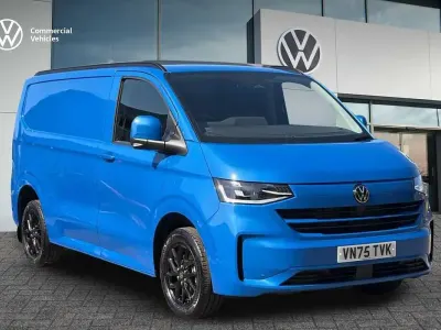 New VW T7 Pro 2025 Mid blue metallic Van