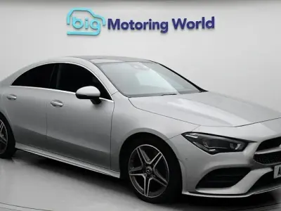 Used Mercedes CLA250 AMG line 224 HP (164 kW) 2021 Silver Coupe