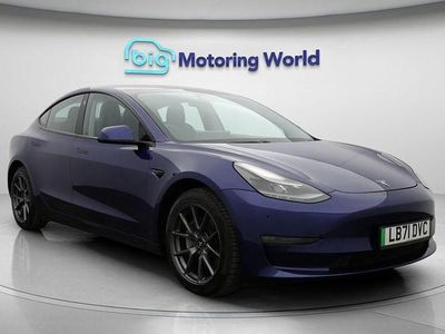 Used Tesla Model 3 Long Range AWD 366 kW (498 HP) 2021 Blue Sedan