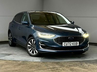 Used Ford Focus Titanium 125 HP (91 kW) 2022 Blue Hatchback