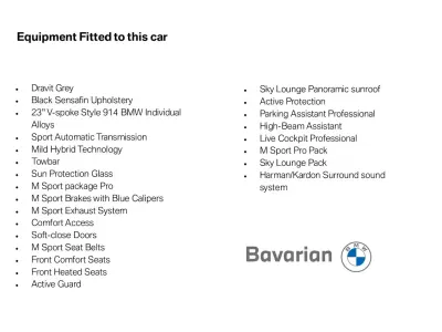 Used BMW X7 M Sport 347 HP (255 kW) 2024 Grey SUV
