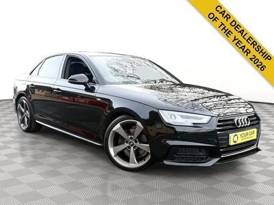 Used Audi A4 Black Edition 150 HP (110 kW) 2017 Black Sedan