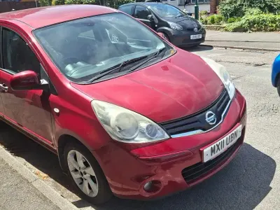 Used Nissan Note Tekna 110 HP (80 kW) 2011 Red Hatchback
