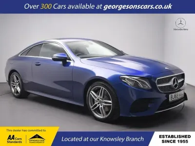 Gebraucht Mercedes E220 AMG line 194 PS (142 kW) 2019 Blau Coupé