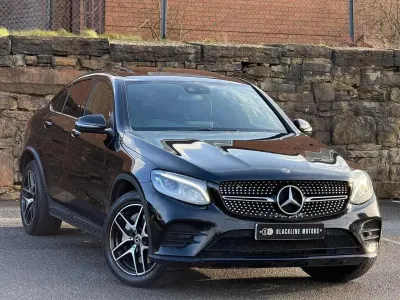 Used Mercedes GLC220 AMG Line Premium Plus 170 HP (125 kW) 2018 Black Coupe