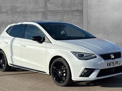 New Seat Ibiza Black Edition 95 HP (69 kW) 2025 White Hatchback