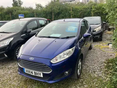 Used Ford Fiesta Zetec 2014 Blue Hatchback
